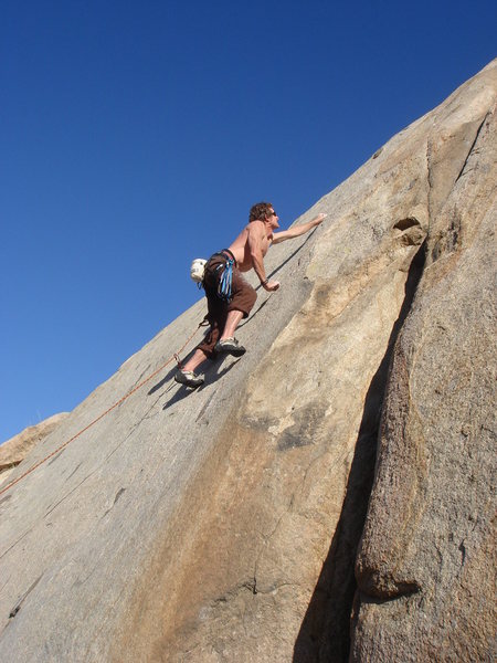 At the crux of Edger Sanction.