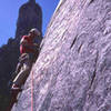 that's me on the east buttress circa 1985