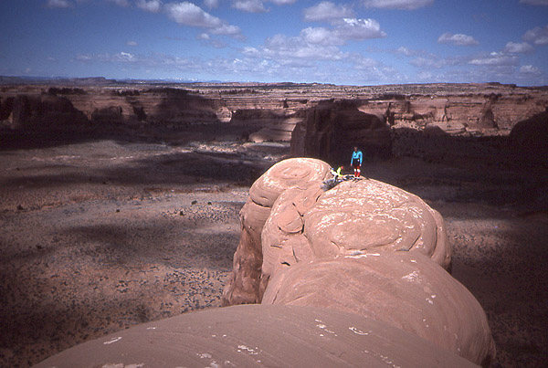 Summit picture of Dave Evans; Photo by Todd Gordon