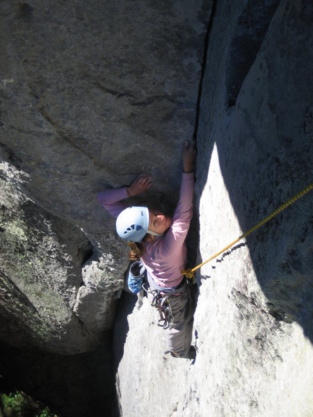 Millennium Madness was by far my favorite climb on the North Island. It was a beautiful finger crack with exactly what you need when you need it.