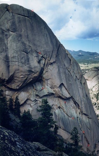 Shock Treatment .12+ on the north face of Big Rock.