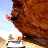 Sean S bags the first ascent of The Dark Hamster - V3 @ the Peavine crag, sommersets - Reno NV