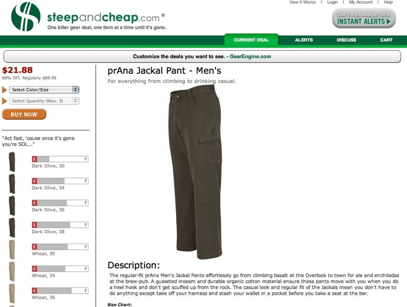 Saw this on steepandcheap.com, 2/25/08. I wonder who's writing their product descriptions?