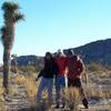 Micheal Reardon, Wes and Me Joshua Tree. One very cod cold day Feb 2007