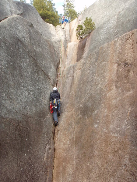 Climber on Davy Jone's Locker