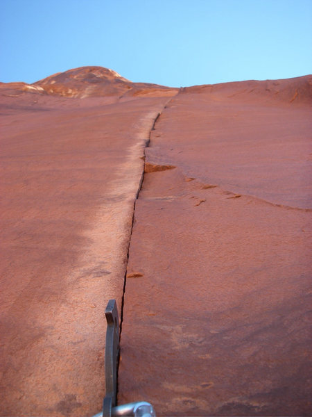 looking up the seam