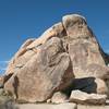 Simpleton Rock with King Dome behind, Joshua Tree NP