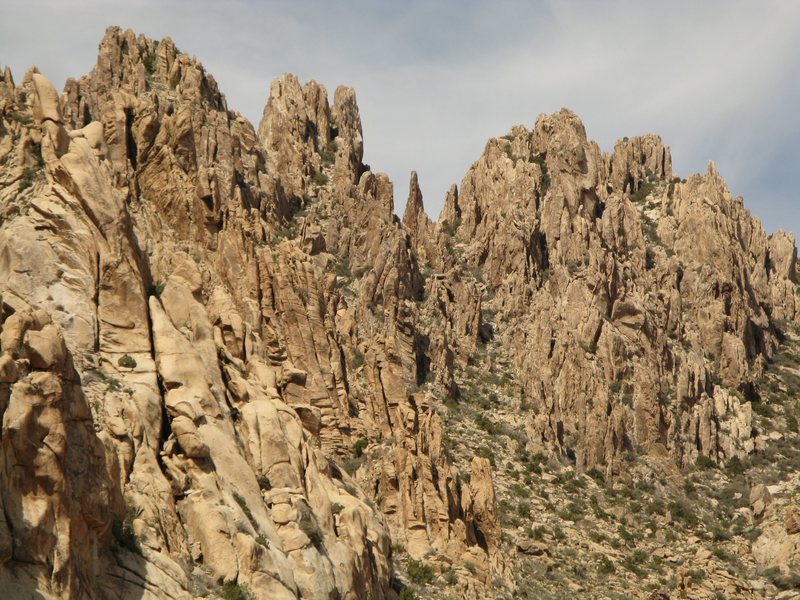 The rocks of Christmas Tree Pass