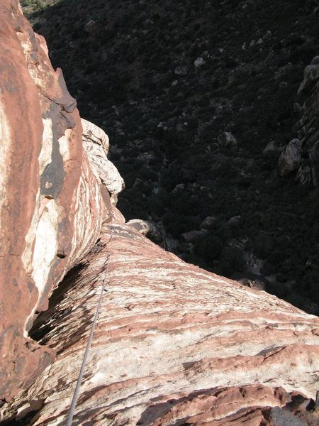 Looking down on pitch 3