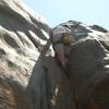 on the Crack of Dust (5.9), MG<br>
<br>
photo by John Hoffman