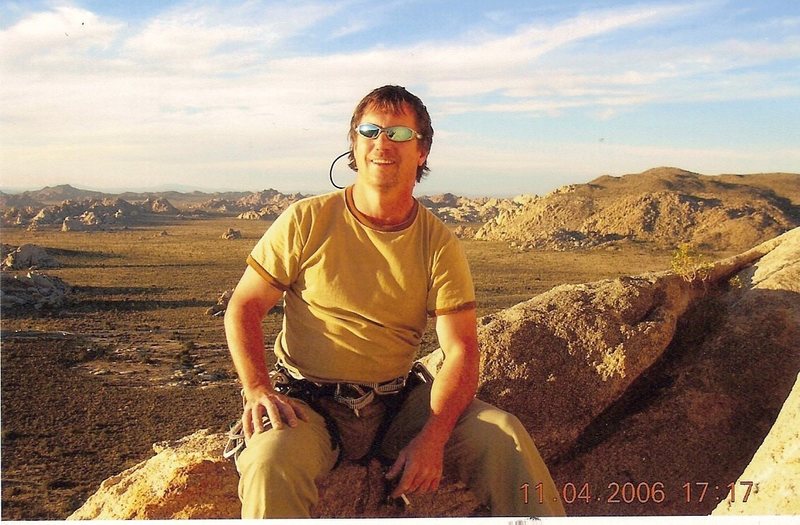 Top of Walk on the Wild Side - best belay ledge anywhere!<br>
<br>
Photo by John Hoffman