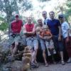 Friends and family in Castlewood Canyon