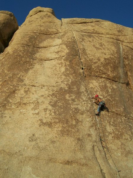 Pulling the move after the crux
