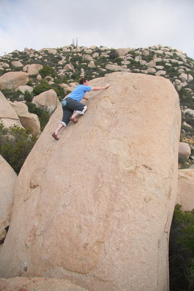 Rob Topping out on Vomitorium (photo by Jon Leicht)