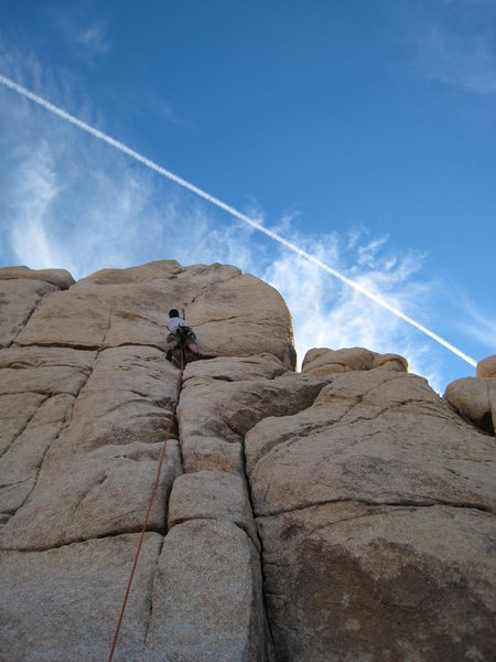 Climbing with airplanes, not ships.<br>
February 2008