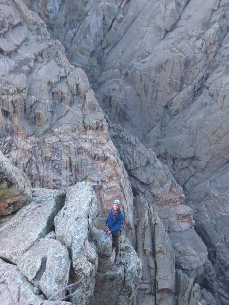 Nearing the end of the climb.