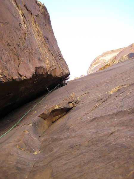 3rd pitch of the chimney.. awesome!