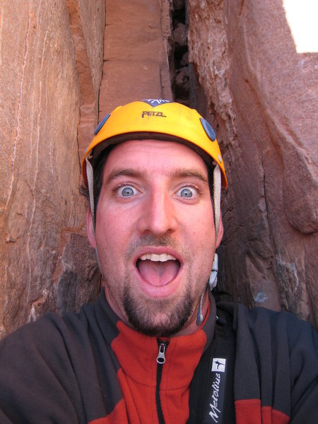 Aaaaahhhh!!! Only one #4 and no #5!? But look at that thing! N. Chimney Route, Castleton Tower.