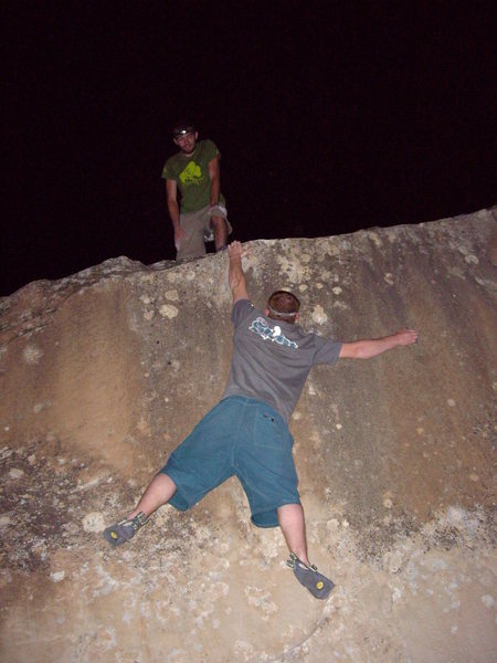 Dustin snagging the lip on Lanky as I spew beta like a dog with rabies.