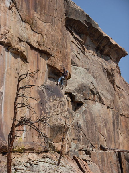 Dave Russell on the technical masterpiece - Chocolate Thunder. Awesome route.
