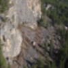 Panorama from the top of Batwall in Cougar Canyon, I think that's Cougar wall and Grey wall