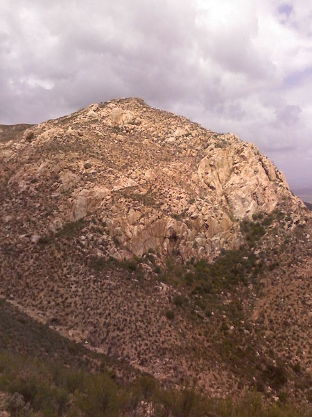 Poway Crag from the Ramona Overlook.