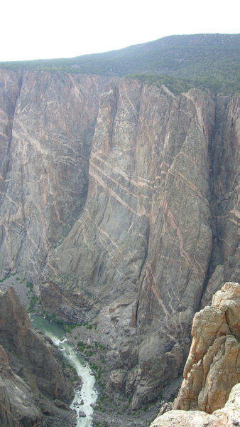 The Russian Arete starts just about 20-30 feet to the right of the obvious, detached pillar.