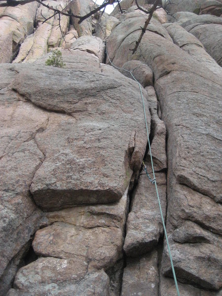 Start of the climb.