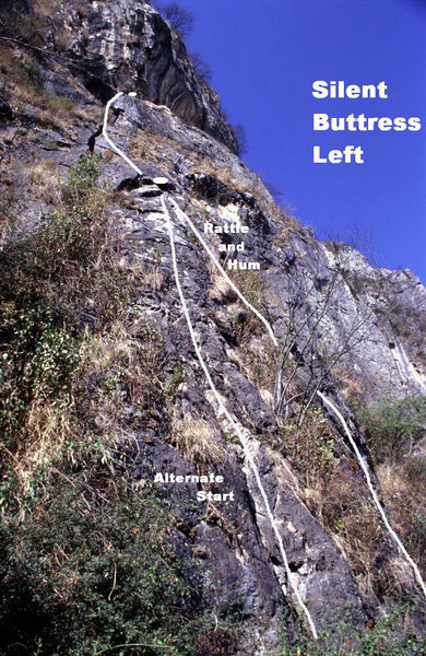 Silent Buttress left side