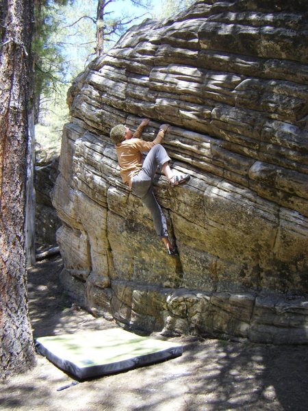 Another beautiful day at Kelly. Jeff Snyder on awesome rails at the Warm Up Wall