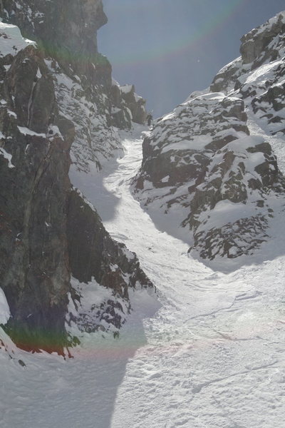 My friend David decided to rap over the 3-5 ft cornice on top.