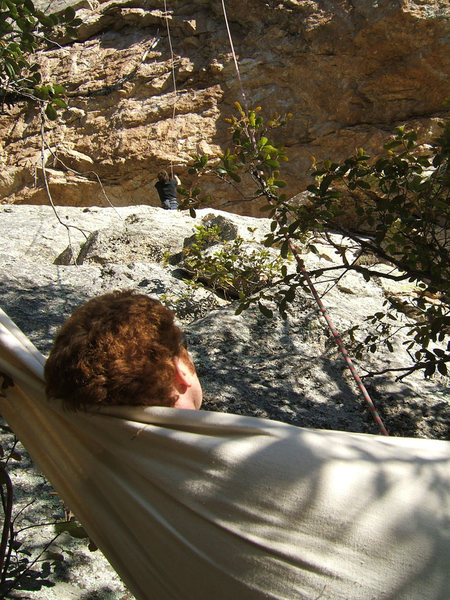 Best belay situation ever.