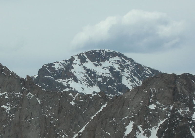 East Face of Taylor Mtm taken from Arrowhead summit 25MAY08.<br>
--Ross