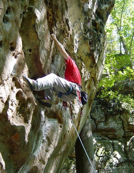 Bouldery moves off the deck. (ca. 2003)