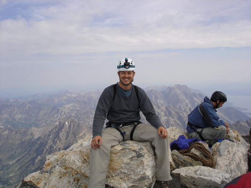 Sitting on top of the Grand Teton
