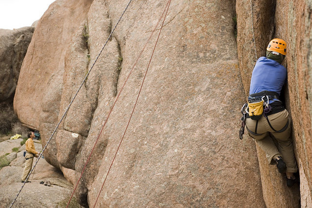 Rock Climb Flake-O-Saurus, Vedauwoo