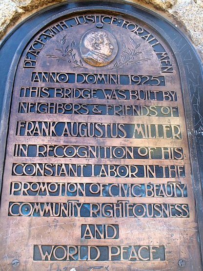 Plaque on the World Peace Tower, Mt. Rubidoux 