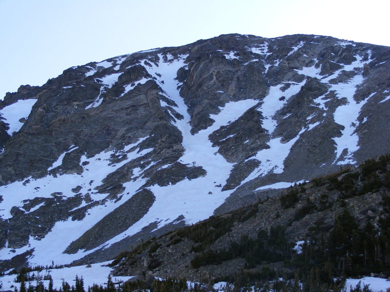 Conditions on June 15, 2008, a late snow year. The climb was in EXCELLENT Shape!
