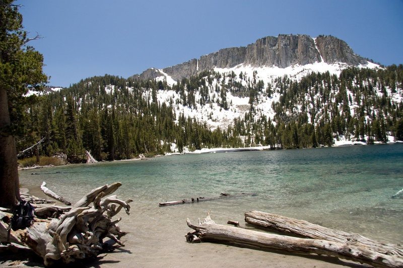 Rock Climbing in McLeod Lake, Sierra Eastside