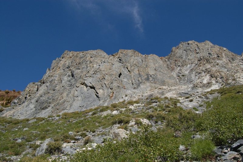 Cave Wall from the approach road.<br>
<br>
Photo courtesy of Bern Szukalski