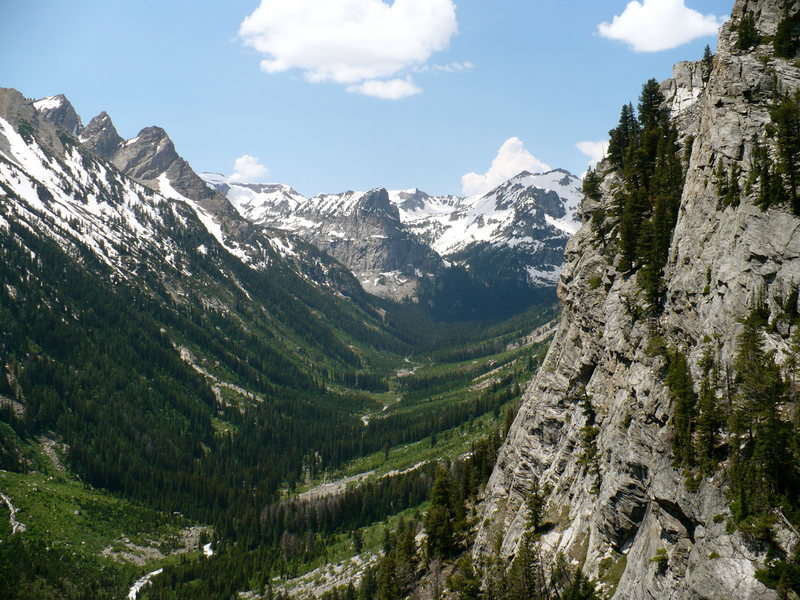 Rock Climbing In Cascade Canyon Grand Teton National Park