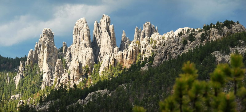 Rock Climbing In Cathedral Spires, Custer State Park