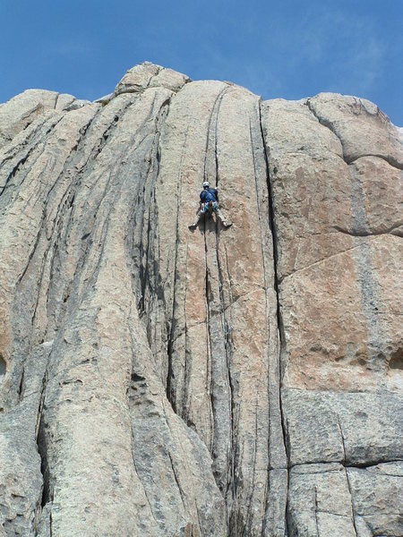 Dean Allison enjoying the climb and day