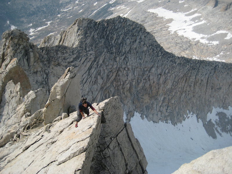 Duke on the North Ridge.