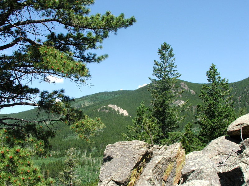 White Pines West as seen from Box Prairie/Dragon Scales Rocks.