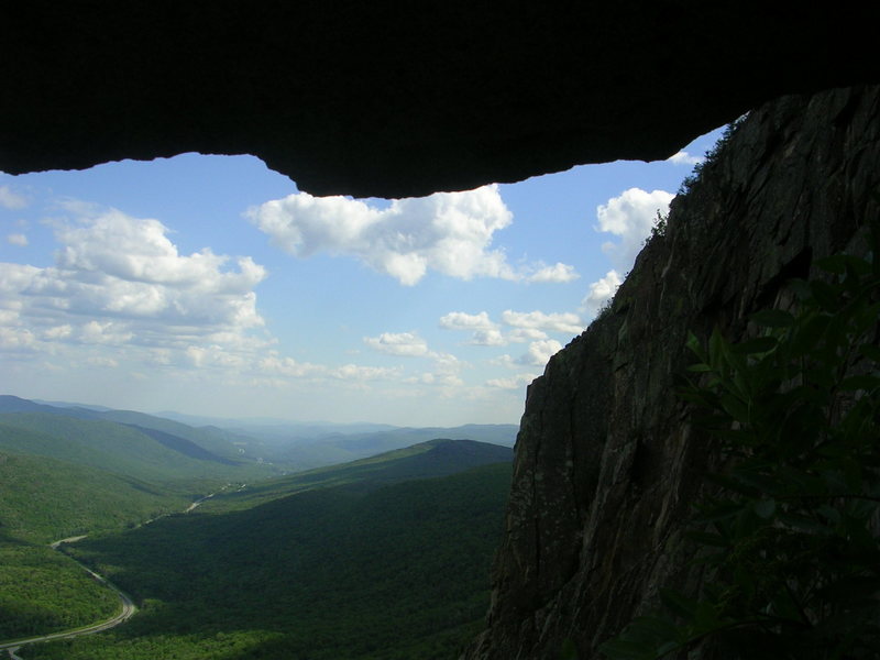 Afternoon scenery from the ledge.Photo by Teresa Nagle. June 2006.