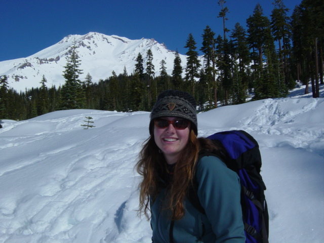 During a ski descent from Bunny Flat to McBride Springs--Mt.Shasta, CA.