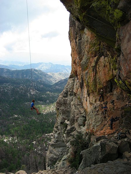 Today's word of the day: overhanging. Wow! Photo by Chelsea Cook.