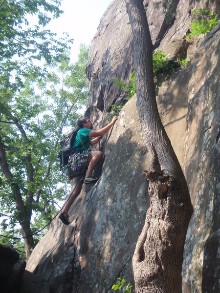 Jon starting out on lead