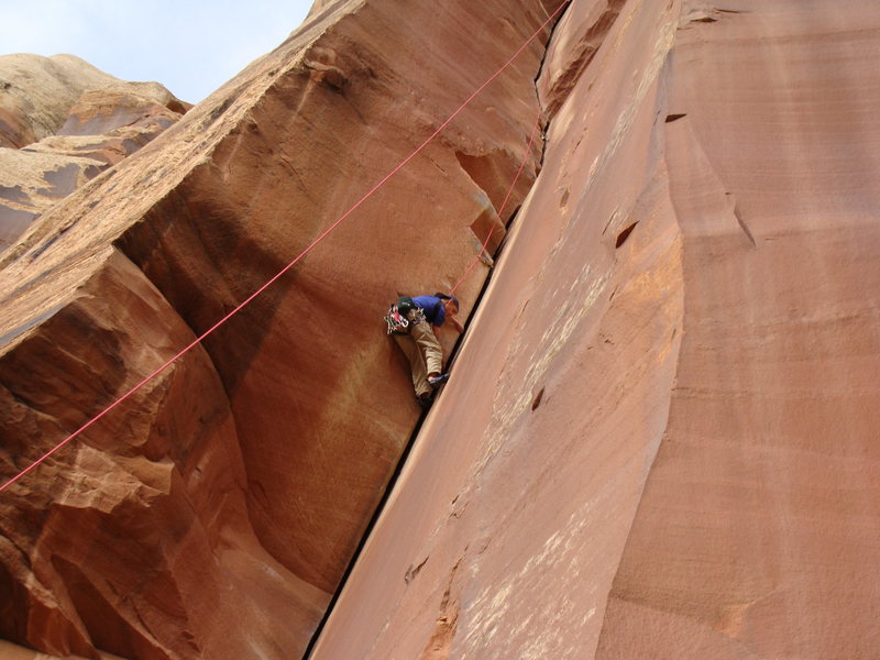 Me laybacking Incredible Handcrack (it was just too damn wide)